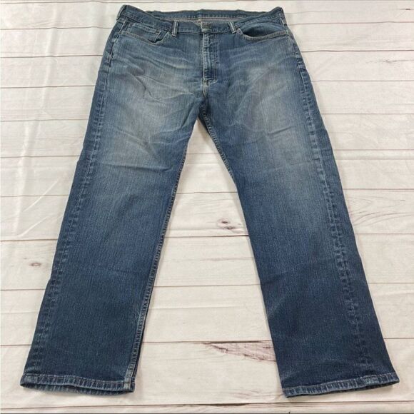 Levi Strauss & Co. Mens Blue 505 Straight Leg Denim Jeans Size W40xL30 - Picture 1 of 15